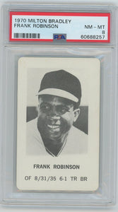1970 Milton Bradley Frank Robinson PSA 8