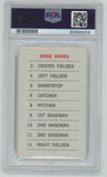 1970 Milton Bradley Ernie Banks PSA 8